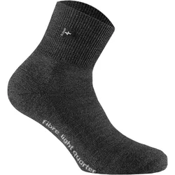 Rohner Advanced Socks Unisex Quarter Trekking Socken - Fibre Light Quarter Anthrazit / 39-41