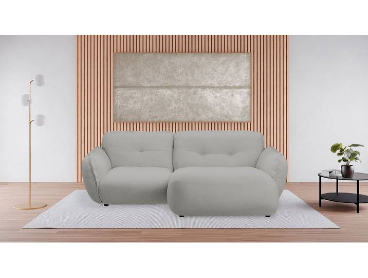 BETYPE Ecksofa Be Fluffy, Softes Sitzgefühl, moderne Kedernaht, hochwertiger Bezug