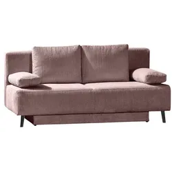 Schlafsofa Spicy Cord Rosa Altrosa