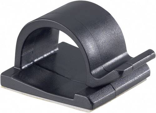 PB Fastener 5439-SW Kabelclip selbstklebend 5439-SW Bündel-Ø-Bereich 15mm (max) Schwarz