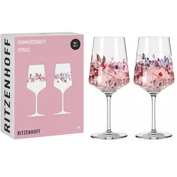 RITZENHOFF Sommersonett Sprizz Aperitifglas-Set C. Oliveira F23 - pink|rot|lila|transparent