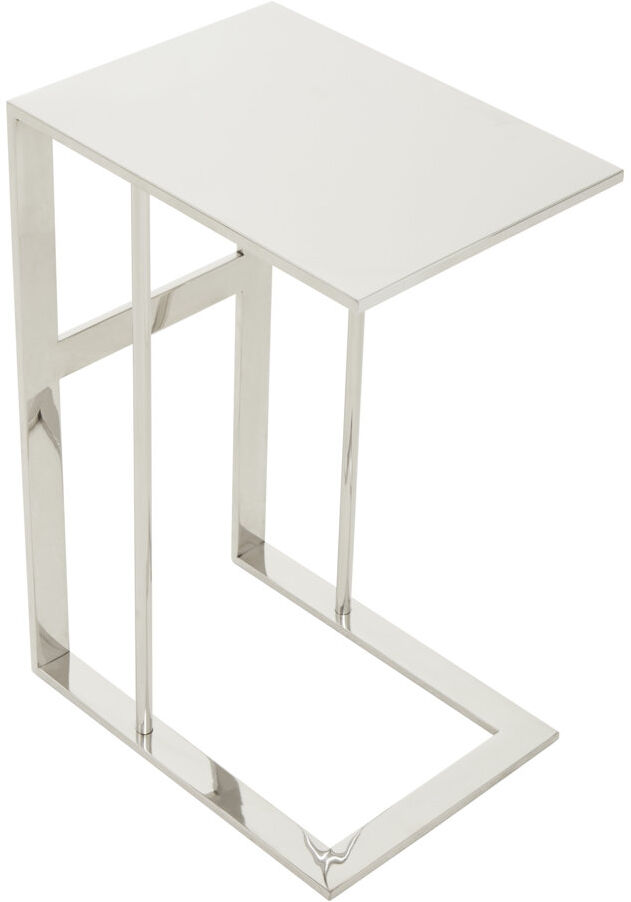 Canora Grey Bhodi End Table Silver/Grey 60cm H X 40cm W X 30cm D