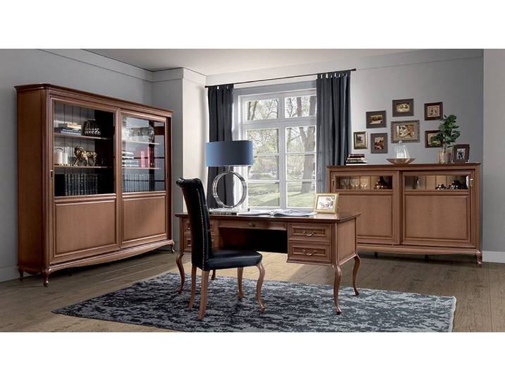 JVmoebel Kommode Braunes Massivholz-Sideboard für stilvolle Einrichtung (1 St., Kommode), Made in Europa