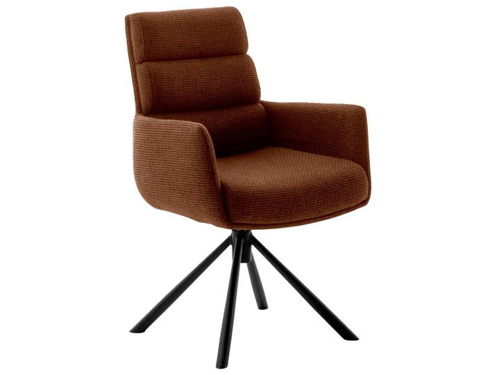 Dieter Knoll Armlehnstuhl LEXINGTON, braun, Stoff