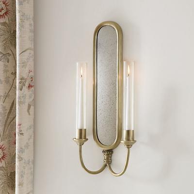 Parlor Mirrored Wall Sconce - Ballard Designs