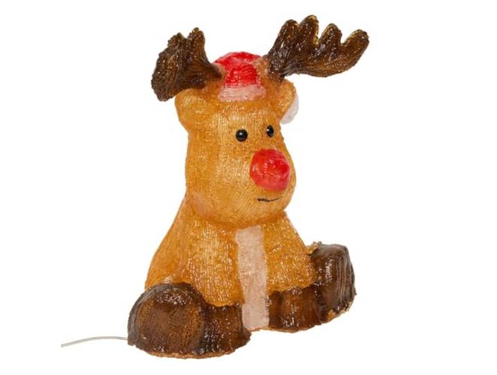 Feeric Lights and Christmas – Figur für den Außenbereich, Rentier, RG, 40 l, CL H30 T