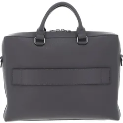 Coccinelle Man Soft Man Briefcase Grained Leather (13"), Notebooktasche, Grau