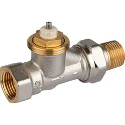 Resideo Thermostatventilkörper SX Durchgang 3/4'' Messing vernickelt