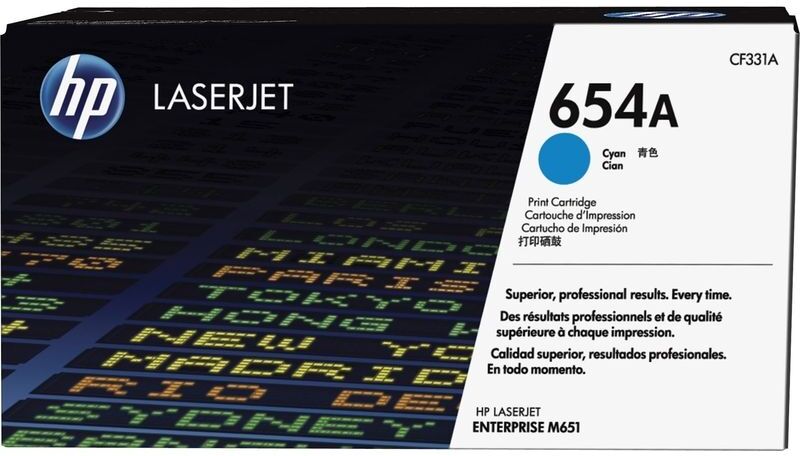 HP 654A (CF331A) - Cyan - Toner Cyan