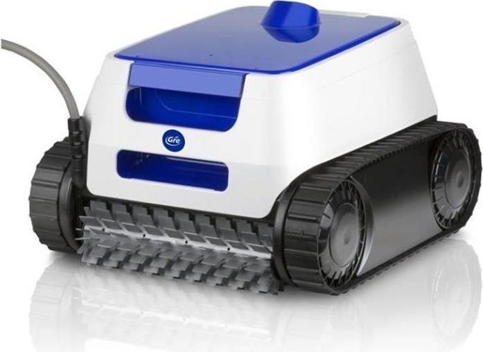 Poolroboter GRE ER230, Reinigt Boden Wände Wasserlinie, Für Eingelassene & Aufstellpools 9x4m, 2h Autonomie