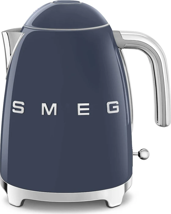 Smeg Wasserkocher KLF03NBEU 1.7L, Anti-Kalkfilter, 2400W, Navy Blue (1.70 l) (KLF03NBEU)