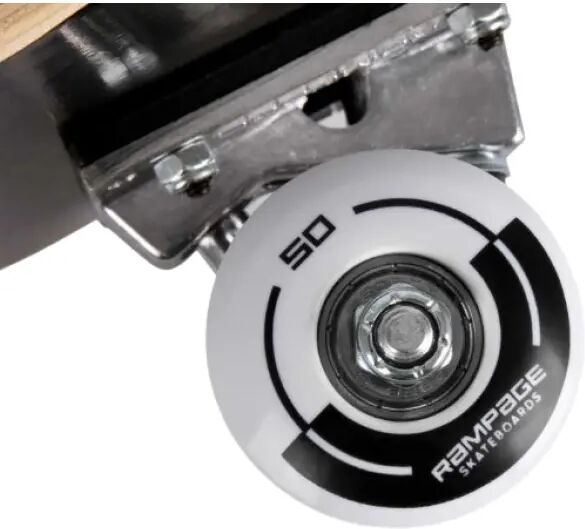Skateboard Komplettboard Rampage Plain Third (7.75" - Schwarz)