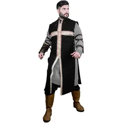 Metamorph Wappenrock - Kreuzritter, schwarz (XL)