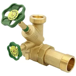 Abzweig T-Ventil KFR steigende Spindel DN 25 mit Schallschutz DN 25 G 2 x G 1 1/2 Zoll