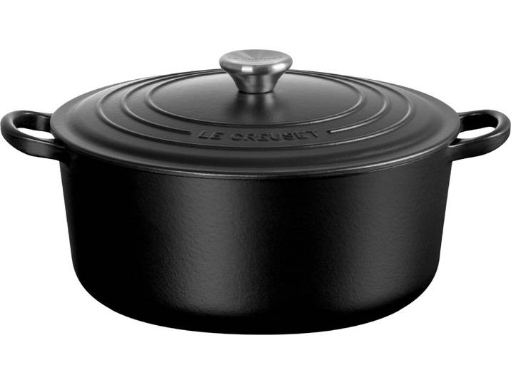 LE CREUSET Bräter 26cm TRADITION, schwarz, Gusseisen