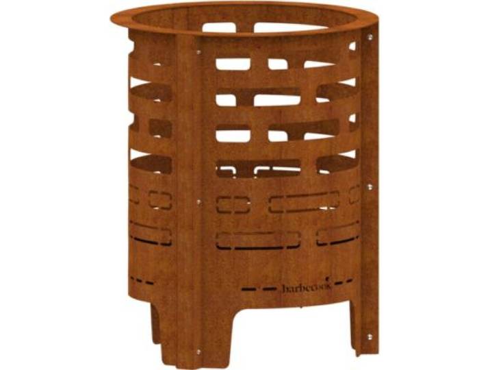 Barbecook - Brasero Jules Avec Cendrier En Acier Corten Bc-W
