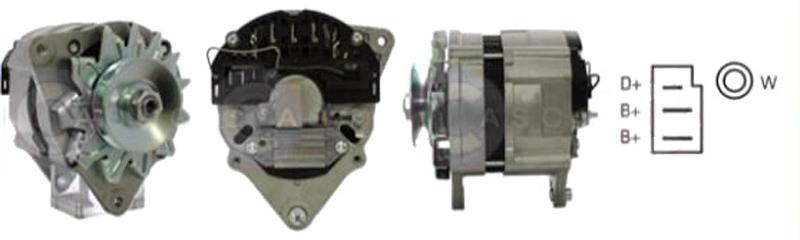 CASCO CAL21250GS Lichtmaschine Generator LiMa 45A 12V