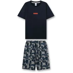 Pyjama Teens kurz Camouflage Jungen Pyjama