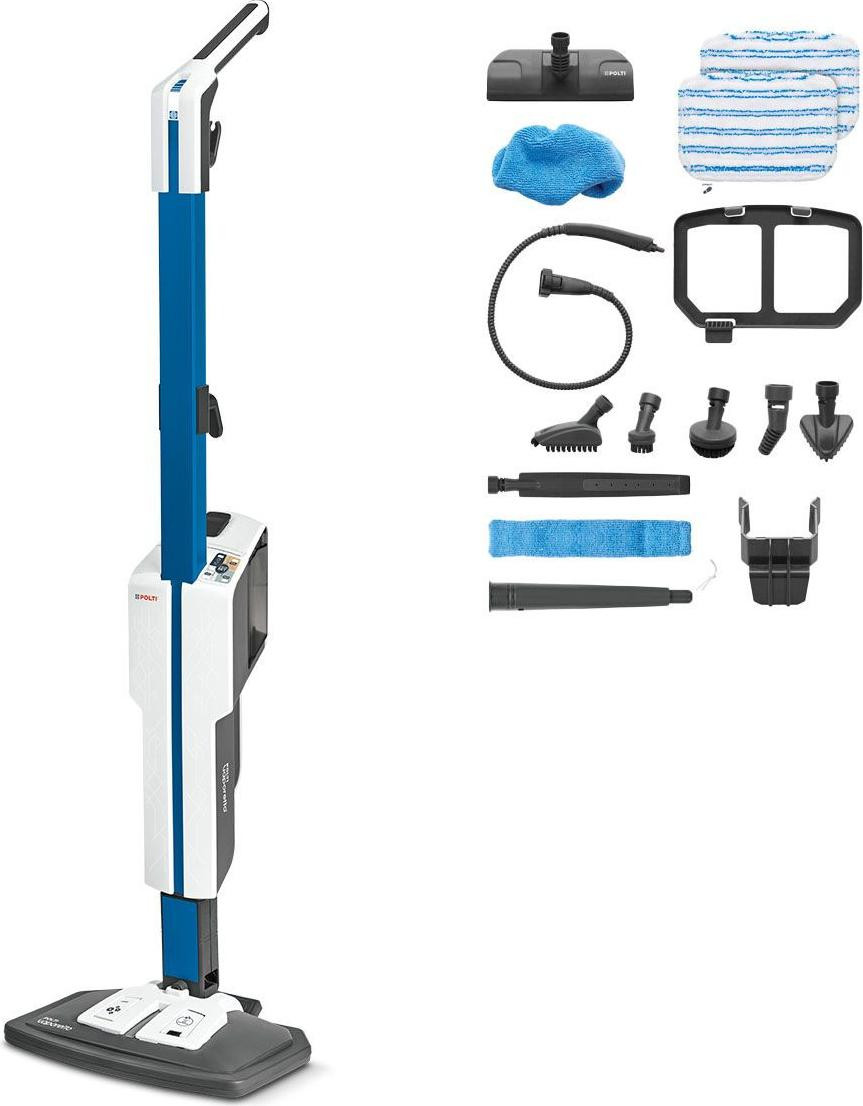 Polti Vaporetto SV620 Style stoomdweil, 0,5 liter, blauw/wit, 1500 W
