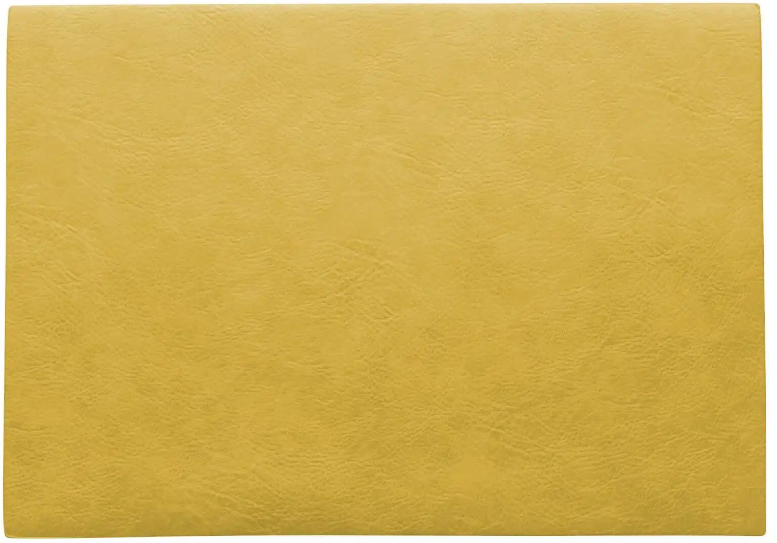 ASA SELECTION Platzset  vegan leather ¦ gelb ¦ Synthetik ¦ Maße (cm): B: 46