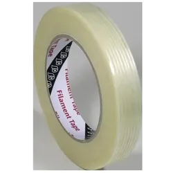 Iks Filamentband F407 farblos L.50m B.25mm Rl.