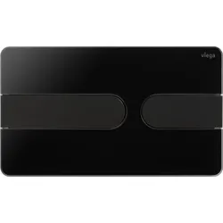 Viega WC Betätigungsplatte VfS 23 8613.1 Acryl tiefschwarz/tiefschwarzmatt