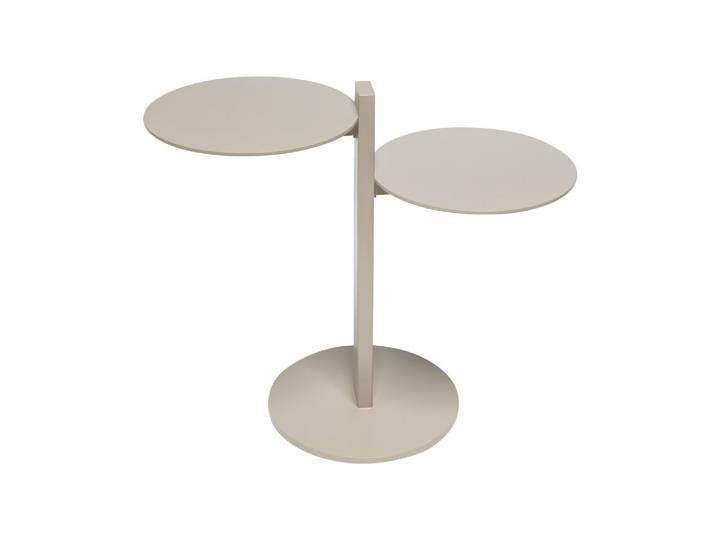 Table d'appoint en métal beige, rectangulaire - Hübsch, Platform