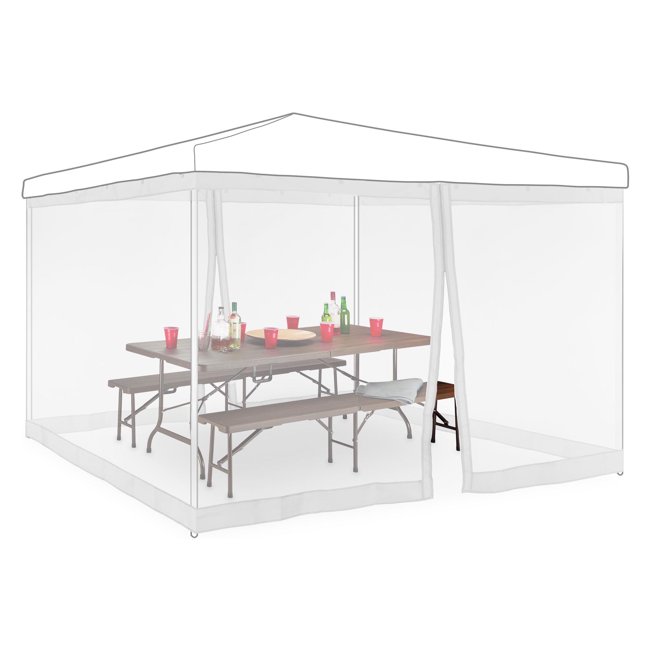 Relaxdays Moskitonetz Pavillon (300 cm, 1200 cm) (4052025358785)
