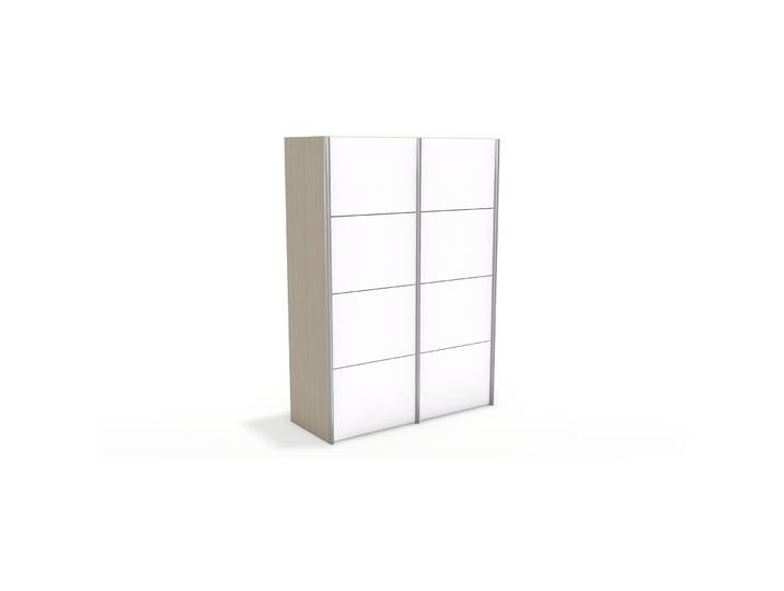 Kleiderschrank Window eiche Holzwerkstoff B 148 cm - Möbel Konfigurator: Traummöbel individuell zusammenstellen - Kleiderschrank