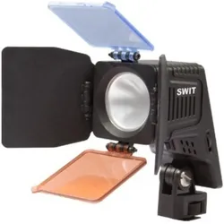 Swit 13W COB LED On-camera Light 800Lux, dimmerable 70W equivalent output Single shadow, soft, glarele (Videoleuchte), Dauerlicht