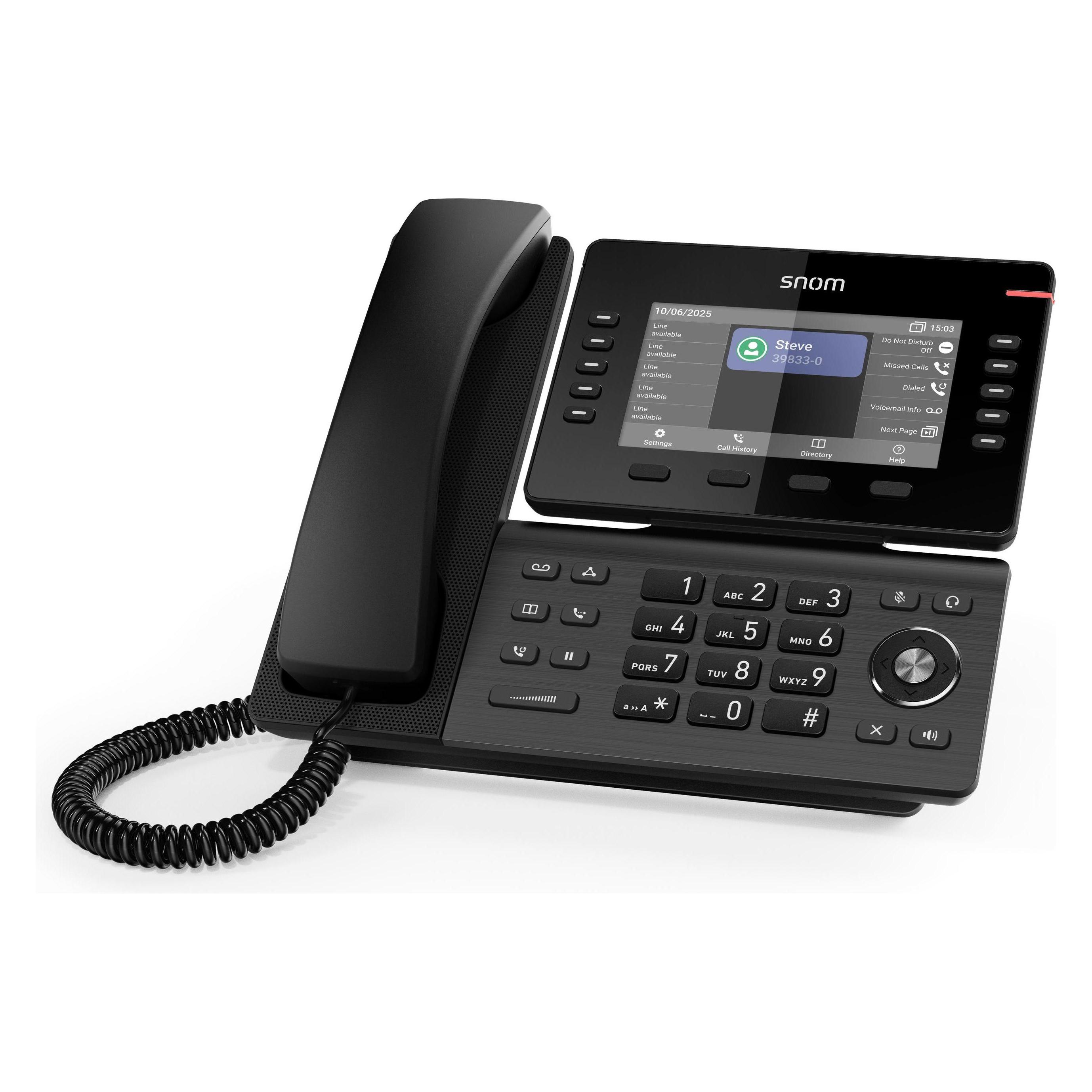 Snom Téléphone SIP D815W écran couleur et Bluetooth (00004727)