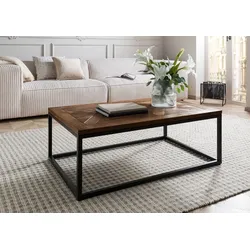 Couchtisch Akazie 110x70x40 walnuss lackiert LOUNGE COLLECTION #05