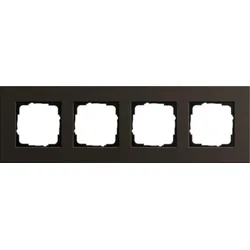 Gira Abdeckrahmen 4-fach aluminium raun 0214127