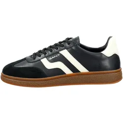 GANT Herren Sneaker - CUZMO, Schnürschuh, Turnschuh, Low, Echtleder Schwarz / EUR 44