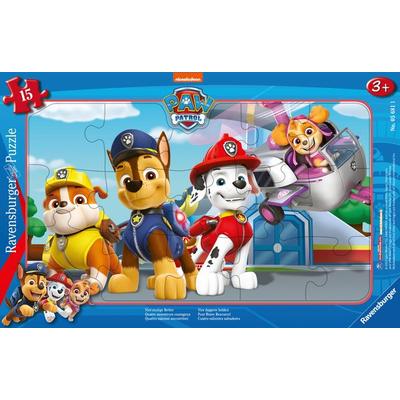 Kinderpuzzle 15 Teile - Paw Patrol - Vier mutige Retter