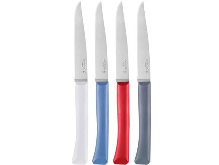Opinel Tafelmessenset Bon Appetit+, 4 kleuren, roestvrij staal, blauw, M
