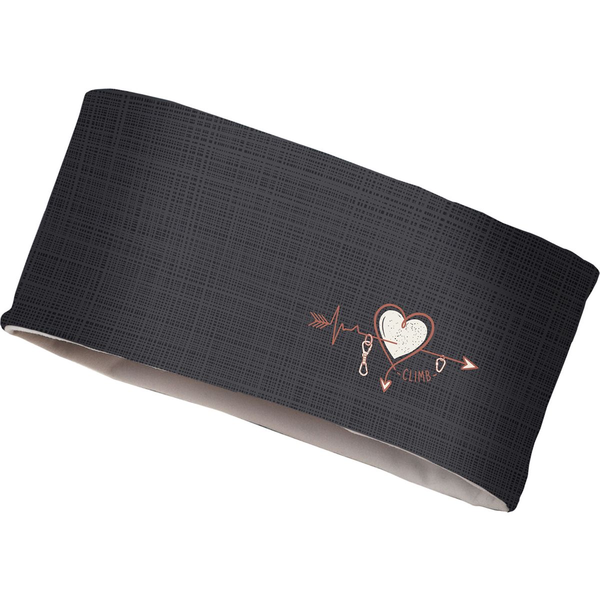 Chillaz Double Layer Headband Heartbeat To Climb black (0008) 420126-1-0008