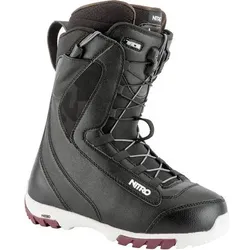NITRO Damen Snowboardschuhe/ Softboots "Cuda TLS19", Größe 24,5 in Schwarz Schwarz