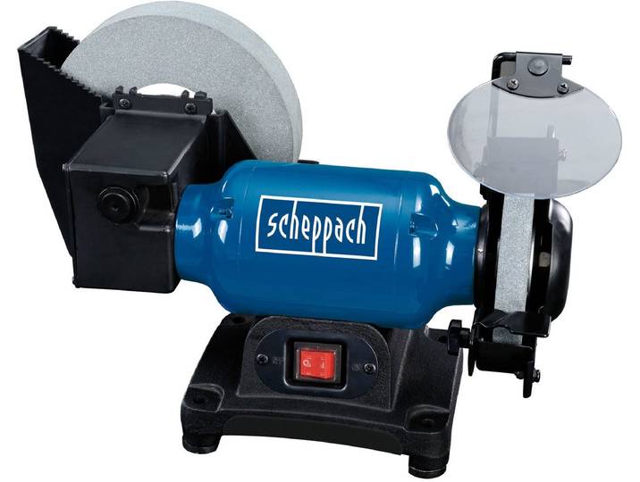 Scheppach BG200W Nat- droogslijpmachine - 250W - 200 x 40 x K60 / K80