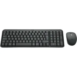 Logitech MK250 (DE, Kabellos), Tastatur, Schwarz