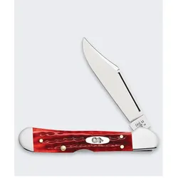 Case, Mehrzweckmesser, Messer Pocket Worn Mini Copperlock Rot