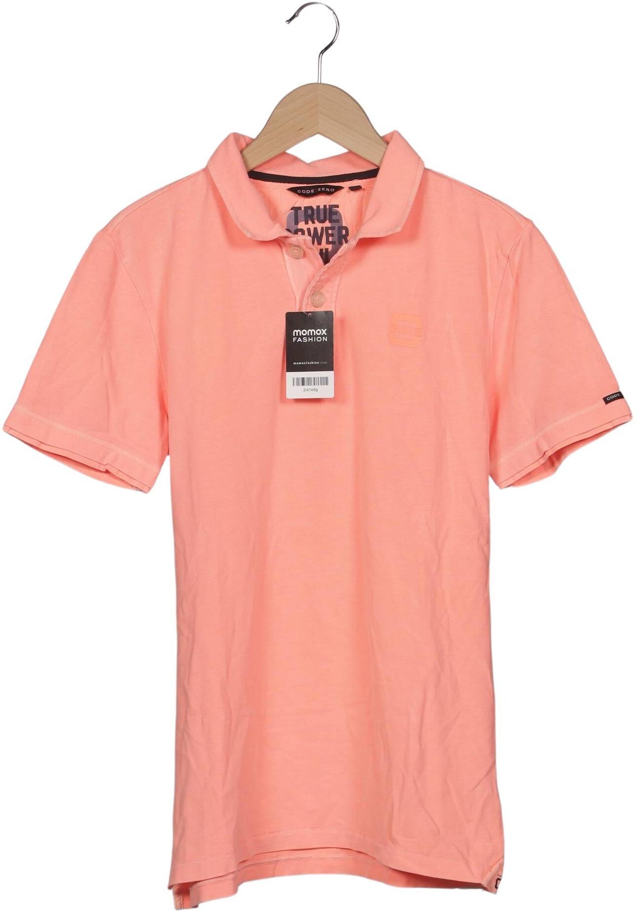 Code Zero Herren Poloshirt, Pink, Gr. M, Baumwolle - Second Hand
