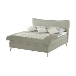 SKAGEN STUDIO Boxspringbett   ¦ grau ¦ Maße (cm): B: 214 H: 123