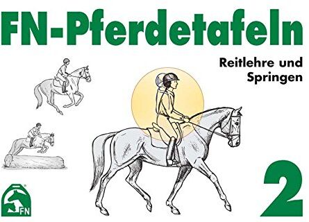 FN Deutsche Reiterliche Vereinigung e.V. (FN) - FN-Pferdetafeln Set 2: Reitlehre und Springen - Preis vom 09.10.2026 07:28:09 h