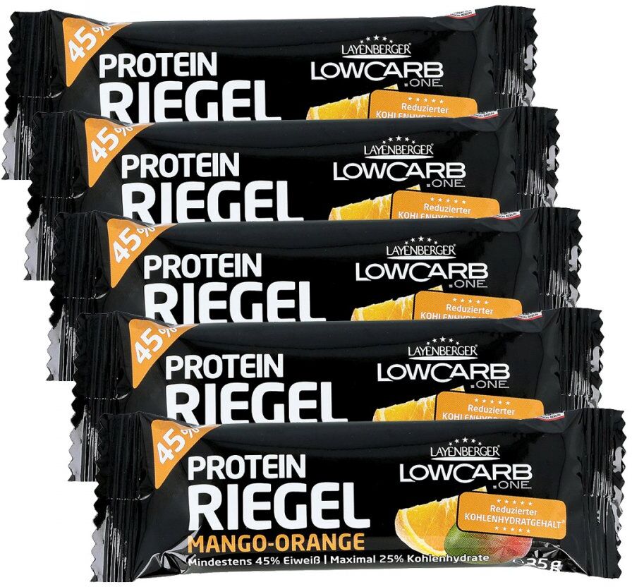 Layenberger Lowcarb.one Protein-riegel Mango-oran. 5x35g