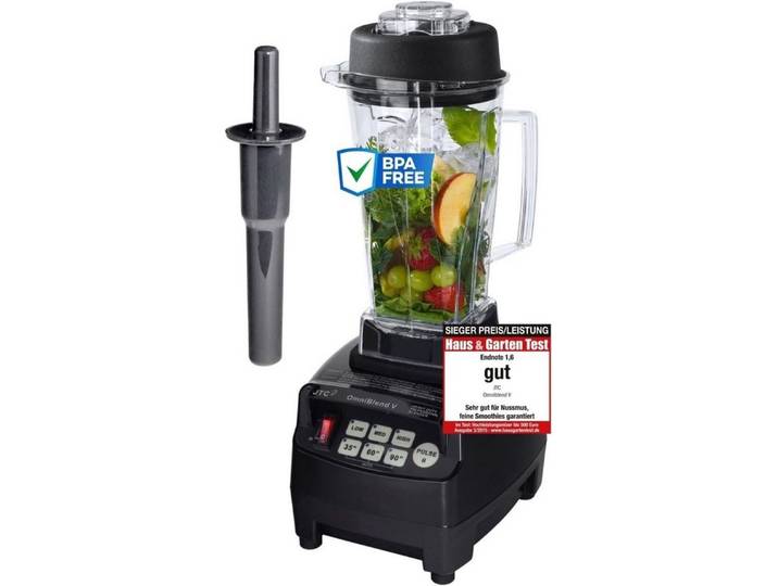 OmniBlend Standmixer JTC Omniblend V TM-800 Hochleistungsmixer Standmixer Smoothiemaker, 1200,00 W