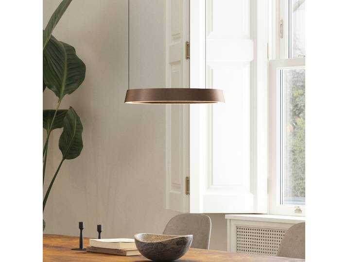 Suspension LED Edge Round, or rose, Ø40cm, CCT - Light-Point - Cuisine - Design - Aluminium - Rond