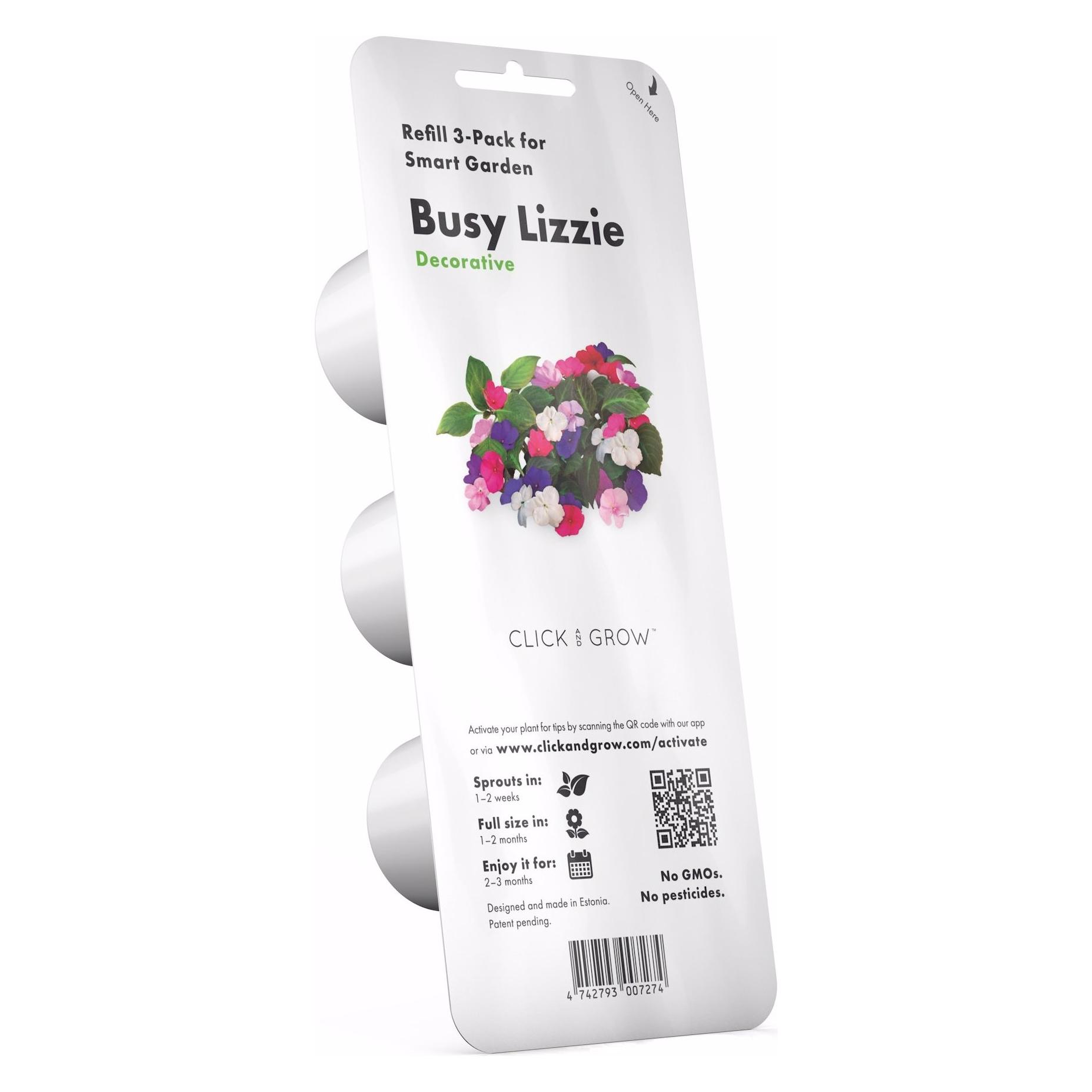 Click and Grow Busy Lizzy (Blumensamen) (4742793006932)