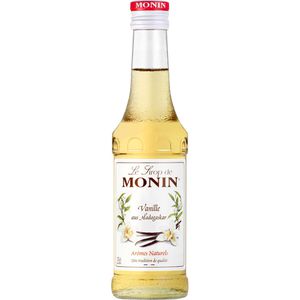 Monin Sirup Vanille aus Madagaskar, Kaffeesirup, 250ml