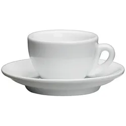 6er-Set Cilio Espressotasse Roma 50 ml Porzellan Weiß